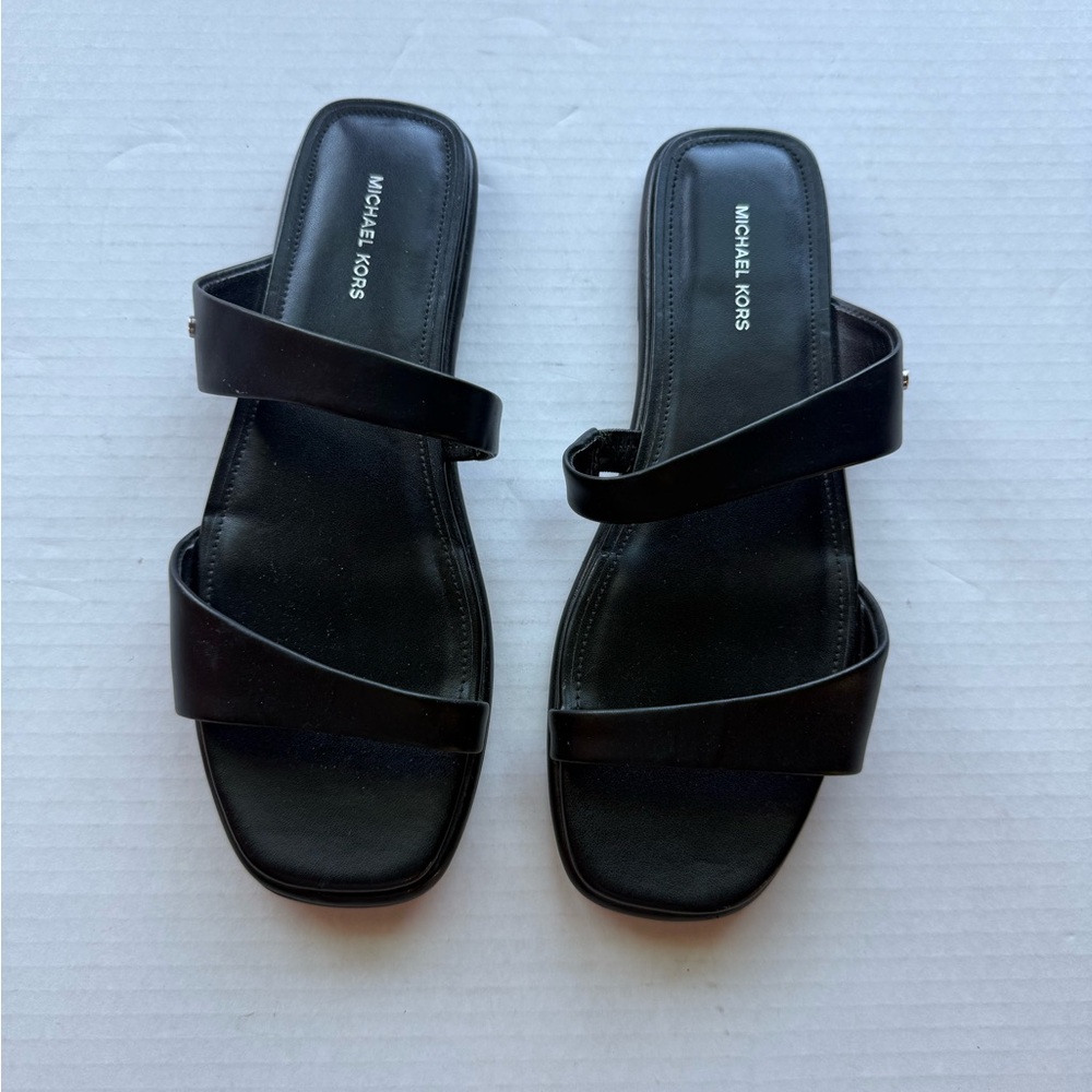 Michael Kors Black Strappy Sandals